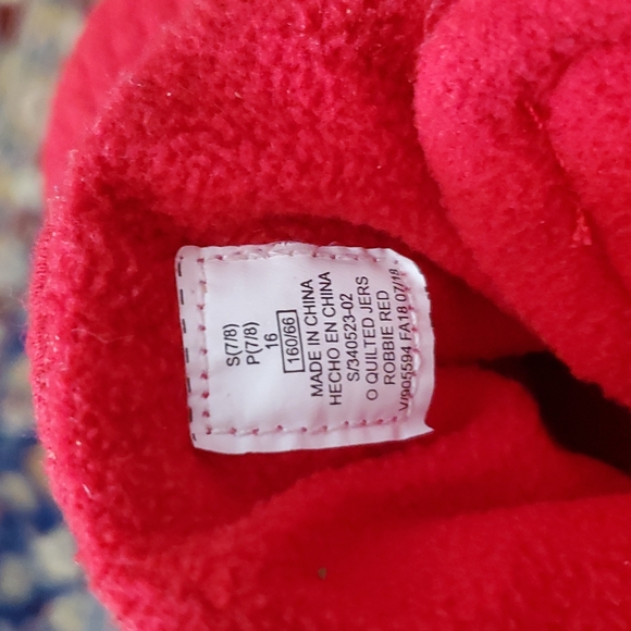 Sz 7/8 toddler bootie slippers in red $7 EUC - Picture 3 of 3